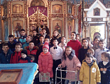 В храме святителя Николая состоялась творческая встреча учащихся воскресной школы с детьми, проходящими реабилитацию в центре «Добродея»
