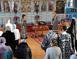 Во вторник первой седмицы Великого поста епископ Шахтинский и Миллеровский Симон совершил повечерие с чтением Великого канона преподобного Андрея Критского в храме Архистратига Михаила пос. Каменоломни