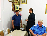 Протоиерей Роман Амплеев провел сход казаков в храме Донской иконы Божией Матери г. Новошахтинска