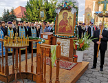 В Польше Преосвященнейший епископ Симон сослужил Блаженнейшему митрополиту Варшавскому и всея Польши Савве за всенощным бдением в Супрасльском монастыре