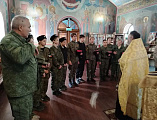В храме Святителя Николая станицы Багаевской прошла встреча с казачьим молодёжным объединением «Донцы»
