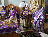 В родительскую поминальную субботу второй седмицы Великого поста Преосвященнейший епископ Симон совершил Божественную литургию в храме Покрова Пресвятой Богородицы г. Каменск-Шахтинский