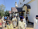 Престольный праздник в храме честь Рождества великого пророка Предтечи и Крестителя Господня Иоанна молитвенно отметили в станице Боковской
