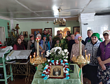 Престольный праздник в молитвенном доме в честь преподобного Серафима Саровского хут. Александровский отметили соборным богослужением