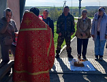 В станице Владимирская и хуторе Большая Фёдоровка освятили пасхальные куличи