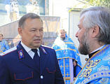 В торжествах Донской митрополии по случаю празднования дня Донской иконы Божией Матери принял участие епископ Шахтинский и Миллеровский Симон
