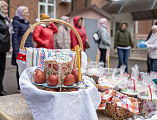 Освящение пасхальных приношений в филиале Донского государственного технического университета города Шахты 