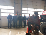 Священник поздравил сотрудников пожарной охраны села Первомайского с профессиональным праздником