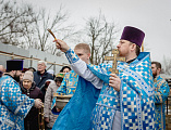 С архипастырским визитом Преосвященнейший епископ Симон посетил храмовый комплекс в честь образа Божией Матери «Взыскание погибших» в пос. Сидорово-Кадамовский