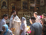 В праздник Преображения Господа Бога и Спаса нашего Иисуса Христа Преосвященнейший епископ Симон совершил Божественную литургию и диаконскую хиротонию