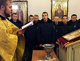 В храме цесаревича Алексия г. Шахты начались регулярные молебны с участием кадет