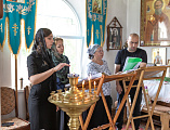 Преосвященнейший епископ Симон совершил Божественную литургию в храме Святой Троицы хутора Ягодинка