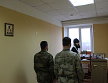 Иерей Евгений Осяк провел беседу с военнослужащими в/ч 3433