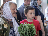 В престольный день Преосвященнейший епископ Симон совершил Божественную литургию в храме Святой Троицы хутора Ягодинка