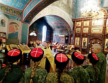 В храме Святителя Николая станицы Багаевской прошла встреча с казачьим молодёжным объединением «Донцы»