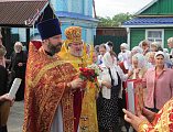 Соборным служением духовенства Александровск-Грушевского благочиния отметил престольный праздник храм святителя Николая Чудотворца г. Шахты