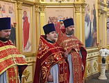Приход храма в честь Успения Пресвятой Богородицы ст. Калитвенской молитвенно отметил престольный праздник придела в честь великомученика Димитрия Солунского
