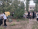 В Свято-Покровском храме города Шахты состоялся субботник и молебен о сохранении творения Божия