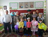 Ученики воскресной школы «Свет Ангела» г. Гуково поздравили ветеранов Великой Отечественной войны с Днем защитника Отечества