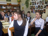 Настоятель Владимирского храма г. Шахты провёл встречу с учащимися школы посёлка «Нежданная», посвящённую Дню православной книги