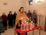 Первый престольный праздник отметили прихожане нижнего храма святой блаженной Матроны Московской в казачьем кадетском Алексеевском епархиальном подворье