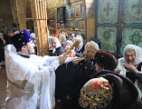 Навечерие Богоявления Господня. Епископ Шахтинский и Миллеровский Симон возглавил праздничное богослужение в храме Святителя Николая г. Новошахтинска
