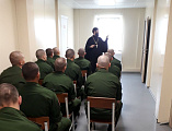 Руководитель епархиального отдела по взаимодействию с вооруженными силами и силовыми структурами иерей Александр Теличкин провел беседу на тему «Молитва как общение с Богом» с военнослужащими войсковой части № 22265