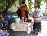 Молебен в больнице в день великомученика и целителя Пантелеимона в г. Каменск-Шахтинский