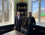 Благочинный Александровск-Грушевского округа встретился с исполняющим обязанности директора ИСОиП (филиал) ДГТУ в городе Шахты