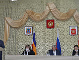 Благочинный приходов Нижнедонского округа принял участие в заседании Собрания депутатов Октябрьского района