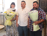 Поздравили протоиерея Романа Амплеева с 21-й годовщиной иерейской хиротонии и днем тезоименитства