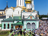 В день памяти преподобного Сергия Радонежского епископ Симон сослужил Предстоятелю Русской Церкви в Троице-Сергиевой лавре