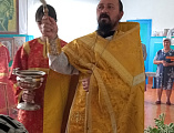 В храме пророка Божия Илии хутора Нижнемакеевский почтили память святых бессребреников Космы и Дамиана