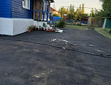 На территории храма Покрова Пресвятой Богородицы станицы Каргинская обновлено асфальтовое покрытие 