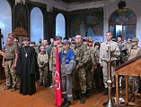 В станице Бессергеневской прошло благословение участников сборов «Архангел Михаил»