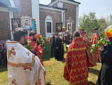 Соборное богослужение в храме Покрова Пресвятой Богородицы слободы Никольской    