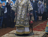Престольное торжество в честь Божией Матери ради чудотворной иконы Ее Казанской в гуковском храме возглавил Преосвященнейший епископ Симон