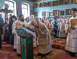 В праздник Вознесения Господня Преосвященнейший епископ Симон совершил Божественную литургию в Вознесенском храме г. Шахты