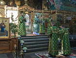 В канун праздника Святой Троицы Преосвященнейший епископ Симон совершил всенощное бдение в Покровском кафедральном соборе г. Шахты