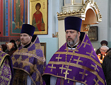 В родительскую поминальную субботу второй седмицы Великого поста Преосвященнейший епископ Симон совершил Божественную литургию в храме Покрова Пресвятой Богородицы г. Каменск-Шахтинский