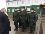 Иеромонах Николай (Наметышев) с пастырским визитом посетил воинов инженерного батальона