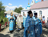 Престольное торжество в храме в честь образа Божией Матери Казанской в городе Гуково возглавил Преосвященнейший епископ Симон
