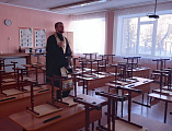 Иерей Леонид Зацепилин совершил чин освящения МБОУ СШ № 15 г. Гуково