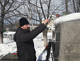 Иеромонах Арсений (Алимов) принял участие в торжественном митинге, посвященном 78 годовщине освобождения пос. Горный от немецко-фашистских захватчиков