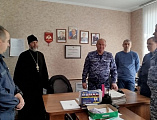 В Багаевском отделении Росгвардии прошла встреча со священником