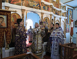 Преосвященнейший епископ Симон с архипастырским визитом посетил Чернышевское благочиние