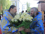 В торжествах Донской митрополии по случаю празднования дня Донской иконы Божией Матери принял участие епископ Шахтинский и Миллеровский Симон