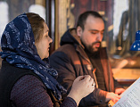 В среду первой седмицы Великого поста в Покровском кафедральном соборе г. Шахты совершена первая Литургия Преждеосвященных Даров