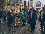В Покровском кафедральном соборе г. Шахты совершен Новогодний молебен на благословение грядущего года