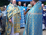 В хаме Владимирской иконы Божией Матери хутора Можаевка было совершено празднование престольного торжества